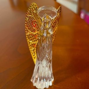 Gotham Angel Gold Wings-Crystal Ornament
